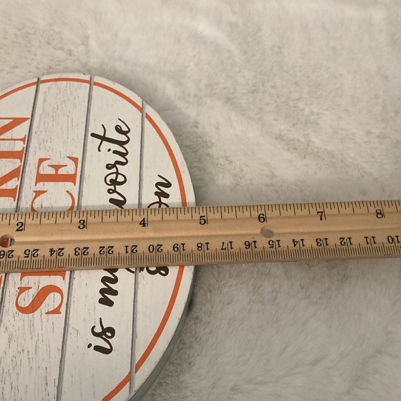 Distressed Tabletop Pumpkin Spice Is My Favorite Season Sign - Picture 7 of 7